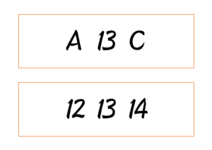 A/B/Cと12/13/14